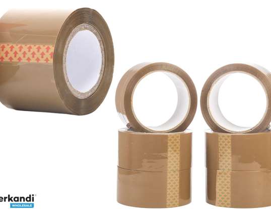 Brunt Pakbånd av Syntetisk Gummi 48MM 50M 54Yd Sterk