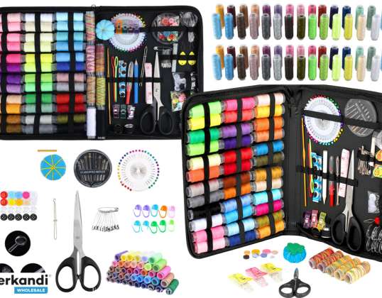 Large sewing set in case toolbox 228el