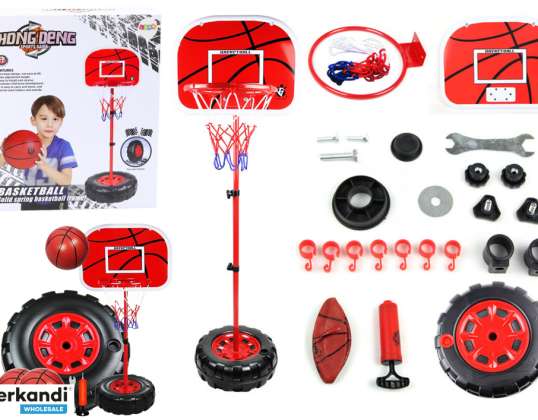 Bomba de pelota ajustable con aro de baloncesto 1.7M