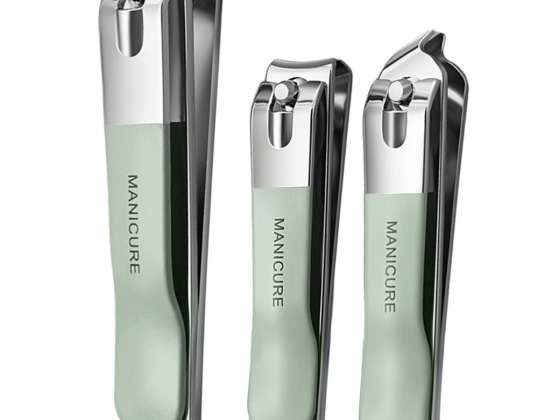 Manicure Sæt 4 Plejeværktøjer I Etui