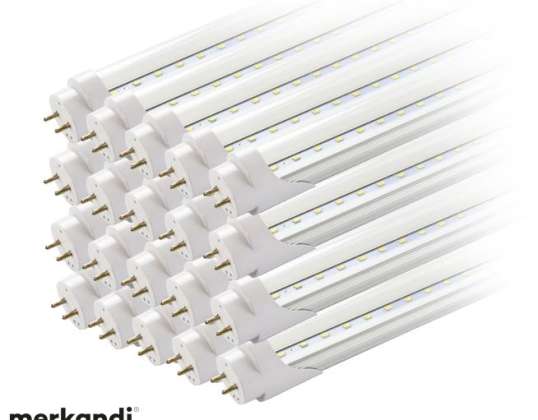 20x LED Leuchtstofflampe 120cm 18w T8 4000k G13 neutral transparent