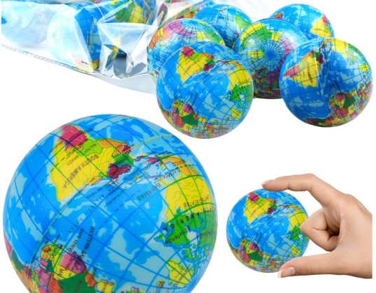 Anti-Stress-Ball Erdglobus zum Kneten 6 cm