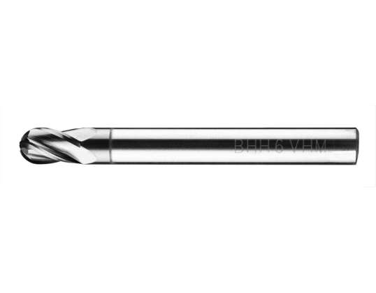 Frez węglikowy Baildon DIN 6527 L FWP2L 4 mm. VHM TiAlN. Z2. 57 8 mm