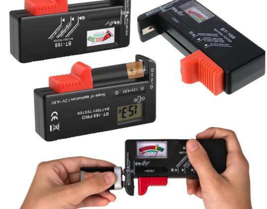 Universel digital tester til batterier og akkumulatorer