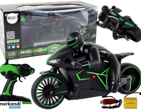 RC Racer Motor 20 км/ч с дистанционным управлением, зеленый