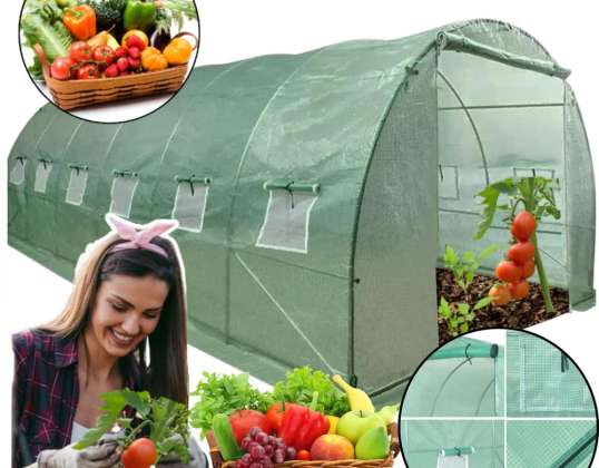 Skleník fóliovník 6x3x2m fólie 18m? UV 4 Premium