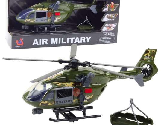 Kara Helikopters Āķis Nesēji Gaismas Skaņas 1:12