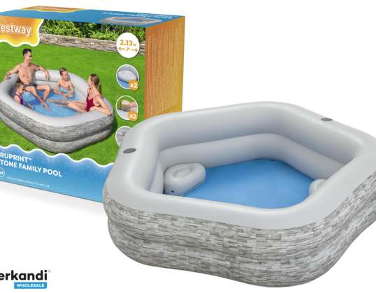 Piepūšamais dārza baseins 213x 206x 53 cm Bestway 54423