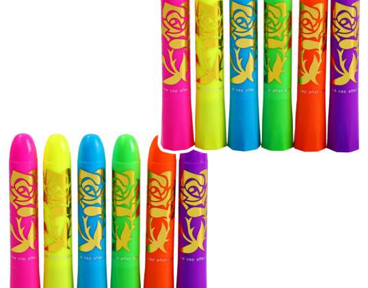 Komplet za oslikavanje lica Olovke, Neonske UV fluorescentne bojice 12kom