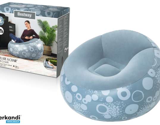 Cadeira Inflável Azul Bestway 75052