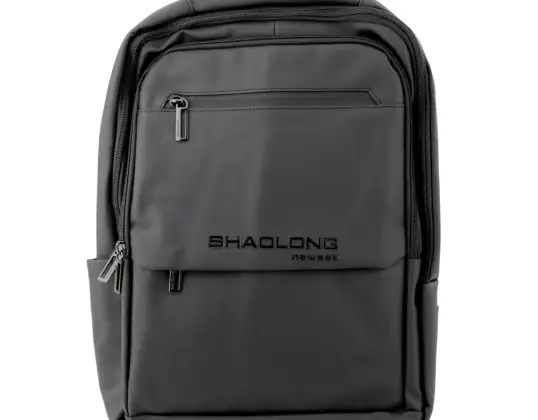 City Rucksack Business USB Laptoptasche Schwarz 16L