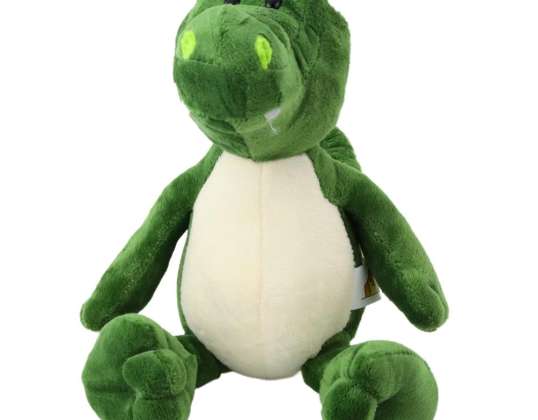 NEL 22158 Kuscheliges Plüsch-Maskottchen Krokodilgrün 25cm
