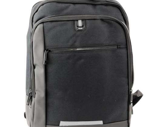 Business Backpack USB Laptop Pocket Black 16L 45cm