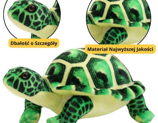 Tortue peluche mascotte peluche peluche vert 25cm