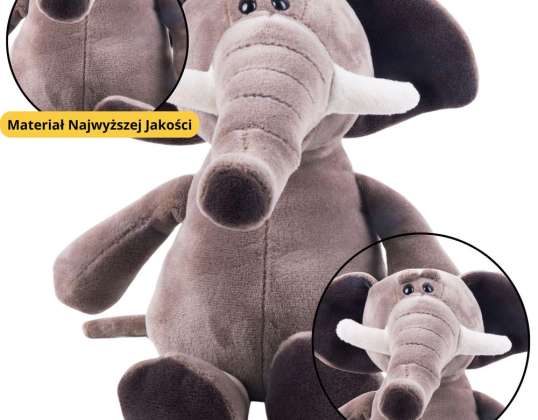 Small Plush Mascot Cuddly Elephant Suction Cup 16cm