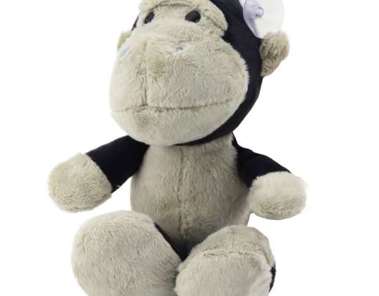 Kleines Plüsch-Maskottchen Kuschelaffe Saugnapf 16cm