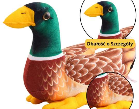 Cuddly Duck Plush talismanas Ruda Žalia 28cm