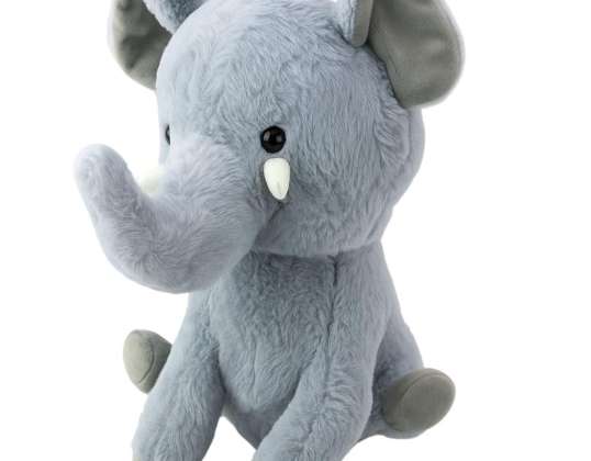 Plīša mīļš talismans Big Elephant Grey 36cm
