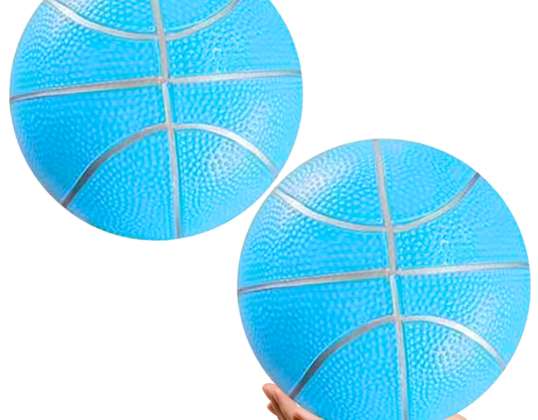 Ballon de plage en caoutchouc bleu clair pastel 20cm
