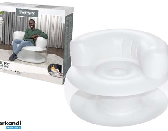Bestway Sillón Hinchable Blanco 75138