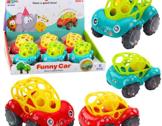 Voiture Hochet Rouge Verte pour Bébés