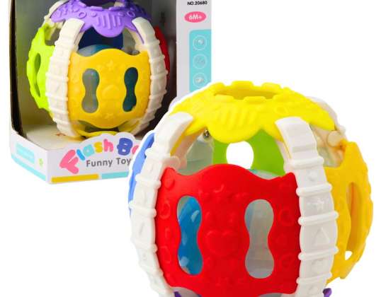 Baby Sensorische Bal Rubber Lights Klinkt Kleurrijk