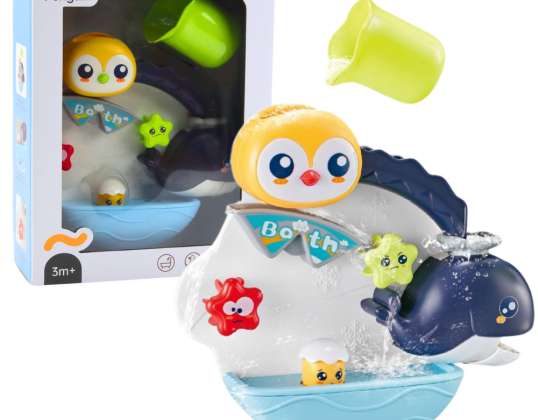 Interactive Water Toy for Bathing Penguin Whale