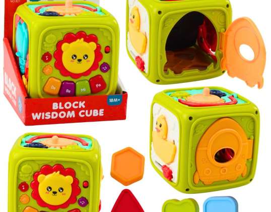 Interaktiver Lernwürfel für Kleinkinder Lion Green