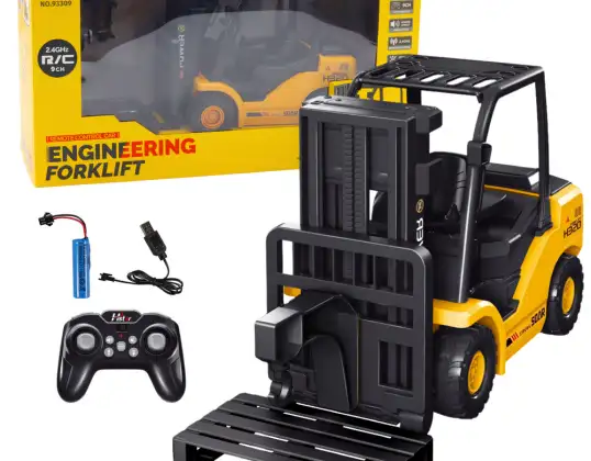 Fjernstyrt Gaffeltruck RC 2.4G Gul Palett
