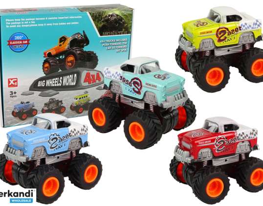 Αυτοκίνητο 4x4 Classic μοντέλο σε μεγάλους τροχούς 4 χρωμάτων
