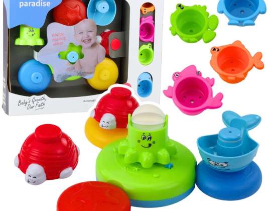 Set Interactief Bad Speelgoed Fontein Dieren Bekers