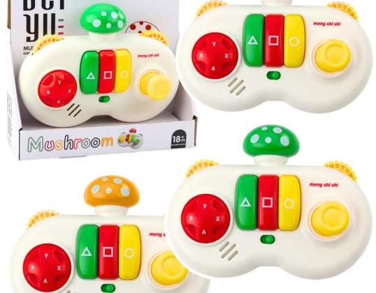 Console Pad Interactieve Sensorische Paddestoel voor Kinderen Licht, Geluiden