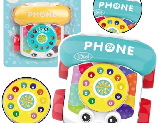 Teléfonos interactivos con ruedas de arrastre de colores