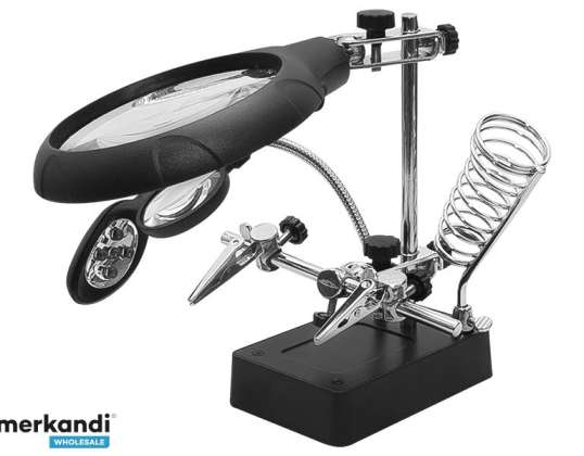 2291# Dritter Handgriff mit 2 Lupen und Licht