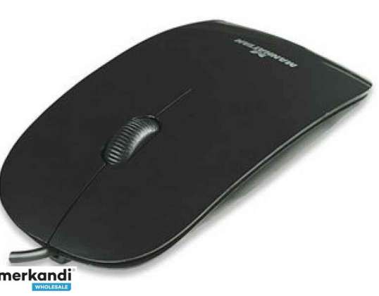 Manhattan Silhouette Mouse USB Optical 1000 DPI Negru 177658