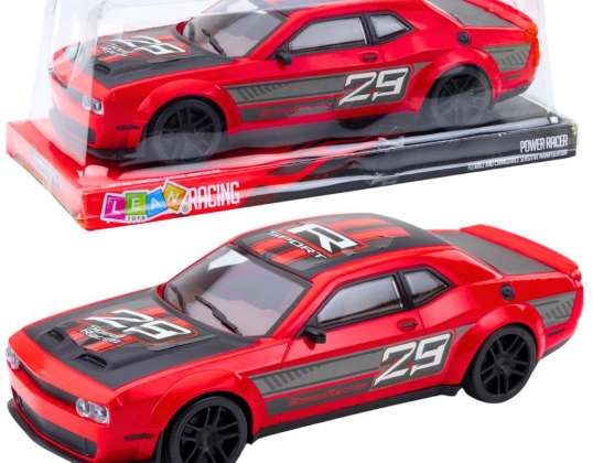 Coche deportivo de carreras Tracción trasera rojo