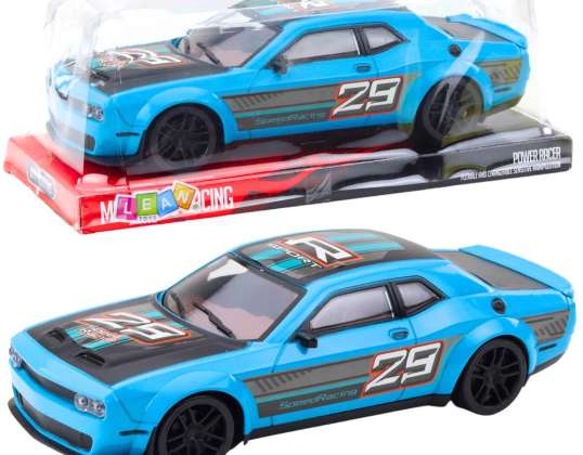 Coche deportivo de carreras Tracción trasera azul
