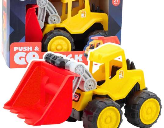 Tractopelle Enfants Chargeuse de Sable Véhicule de Construction Jaune