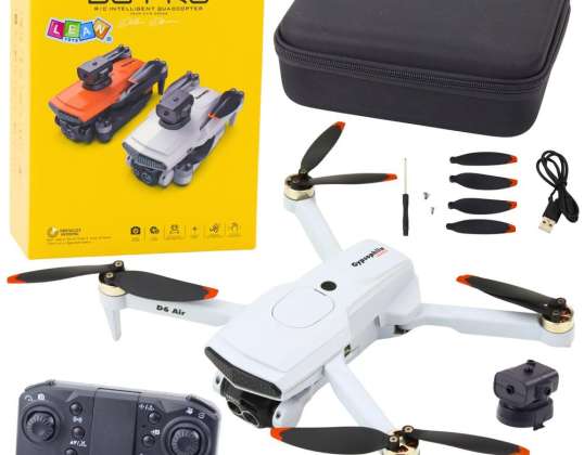 D6 PRO Drone κάμερα LED Light App Ανοιχτό Γκρι