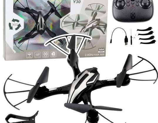 Y30 τηλεχειριστήριο drone LED φώτα φως γυροσκόπιο 360 ° περιστροφή