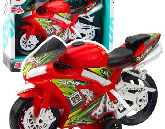Las luces de conducción de Racing Bike Racer suenan rojas