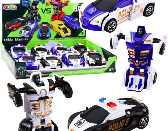 Auto Robot 2in1 sporta automašīnu policijas piedziņas maisījums