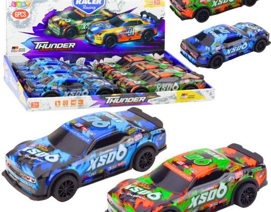 Racing Car XS06 Drive Lights Sounds Orange Blue