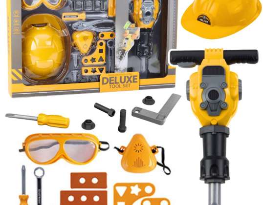 DIY-Werkzeugsatz, Drucklufthammer, batteriebetrieben, 21-teilig