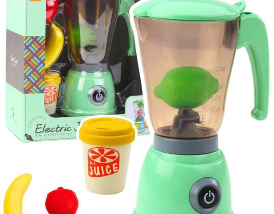 Elektriline blender lastele puuviljatass valgust kõlab roheliselt