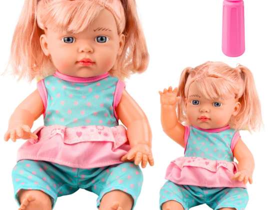 Baby Doll in Türkis Set Ponys Flasche Sound