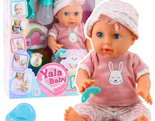 Baby Doll Baby Peeing Рожевий набір аксесуарів Звуки 35см