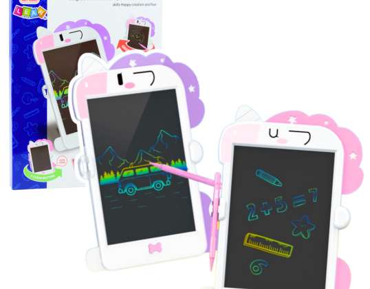 Tavolo da disegno Scrittura LCD Stilo Unicorno Rosa