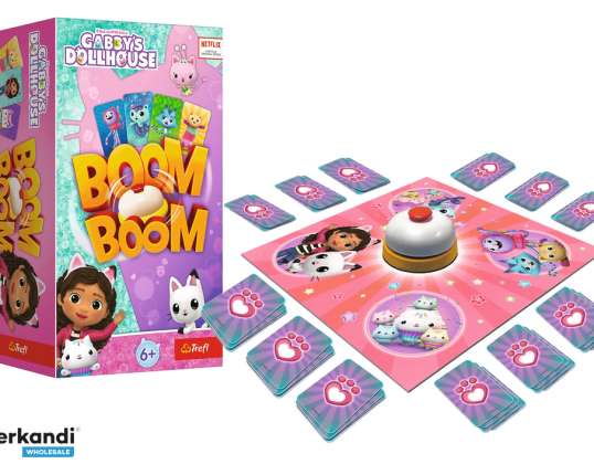 Familienspiel Boom Boom Gabis Katzenhaus Trefl 02548
