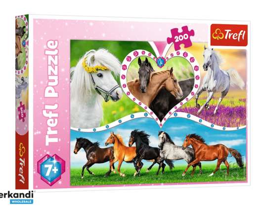 Puzzle 200 Schöne Pferde / Trefl 13248